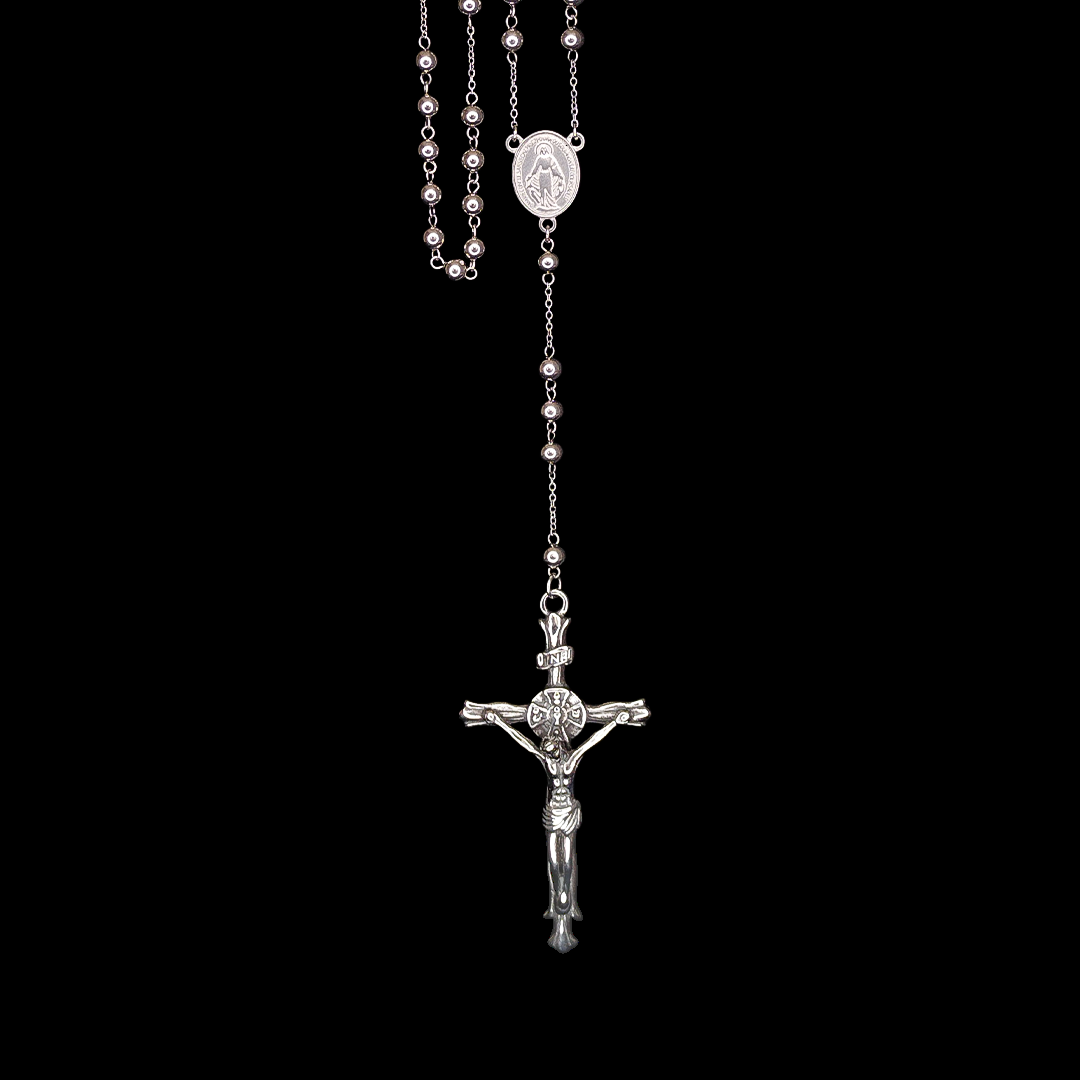 Rosario Stainless Steel Bead 6 mm