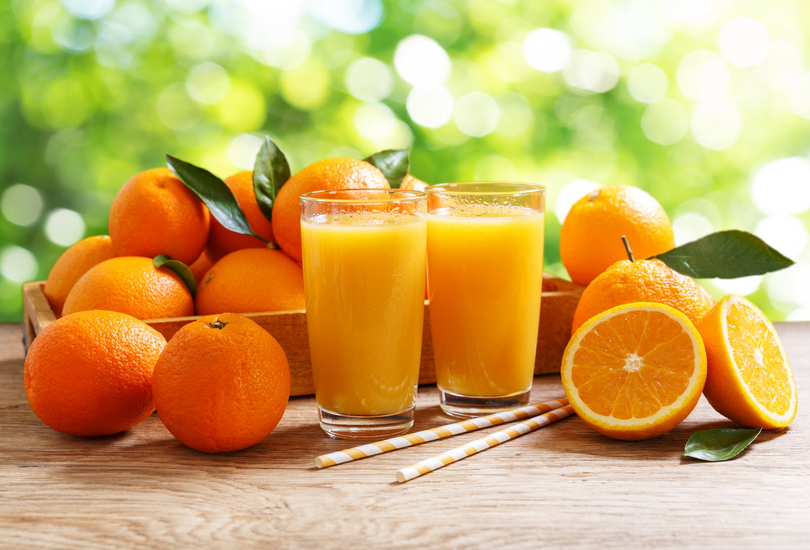 Jus d'orange frais