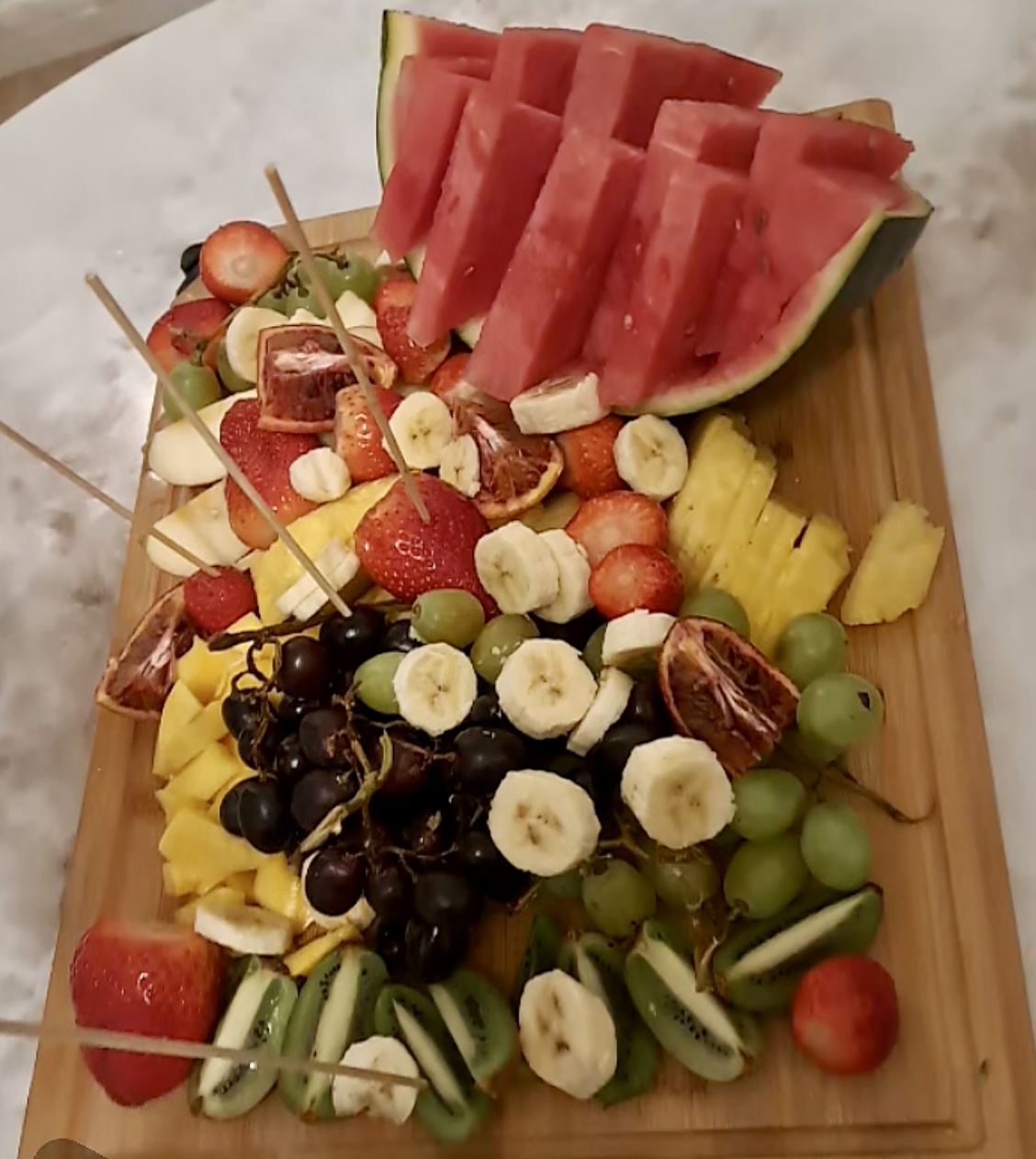 Plateau de fruits frais