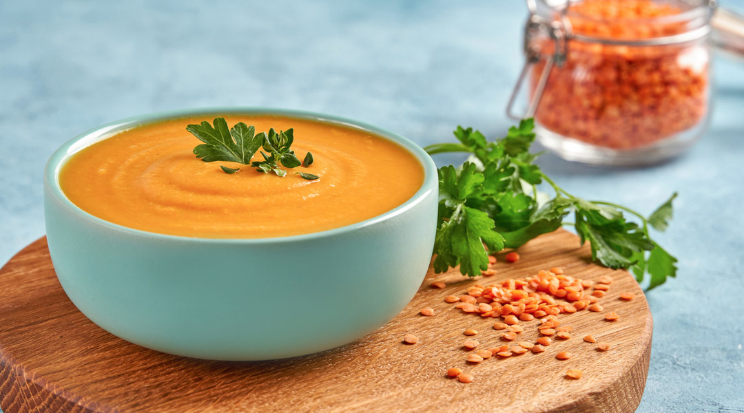 Soupe de lentilles
