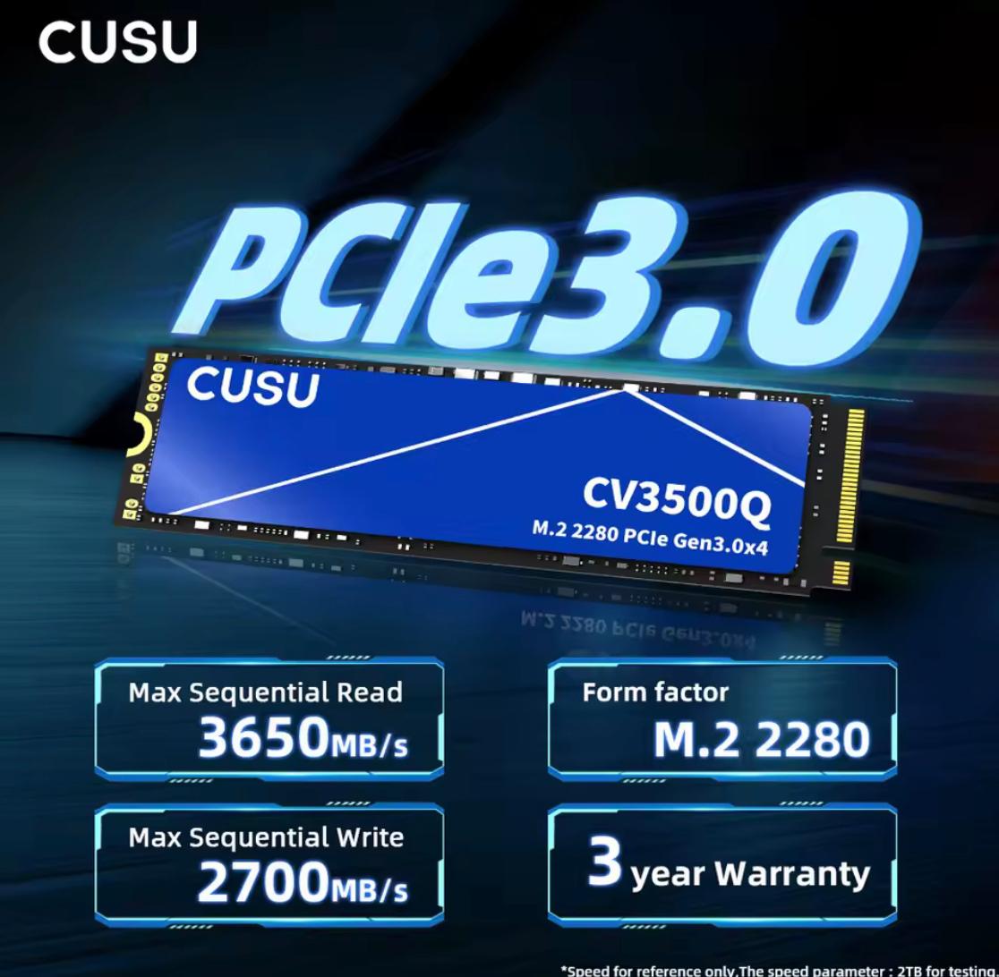 CUSU CV3500Q M.2 NVMe SSD - 512GB