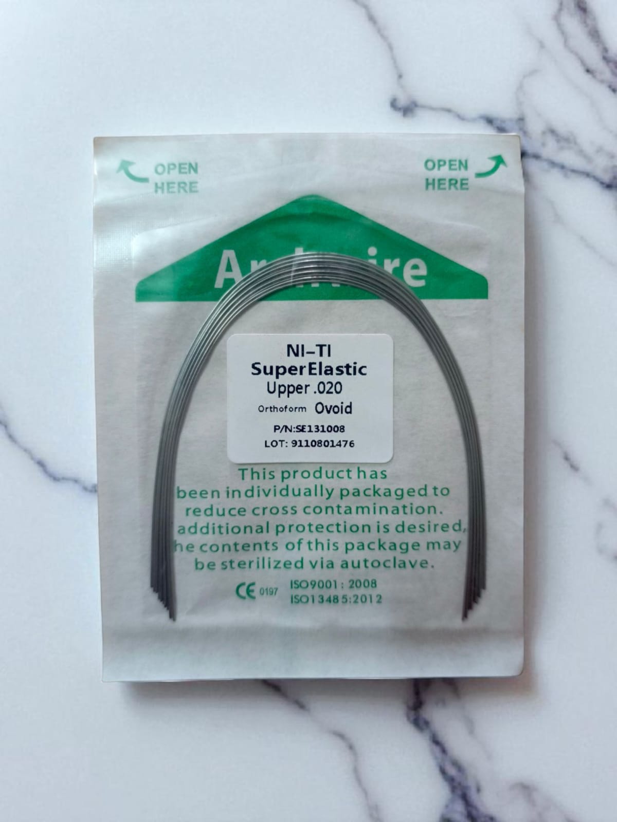 Ni-Ti Super Elastic Orthodontic Archwire