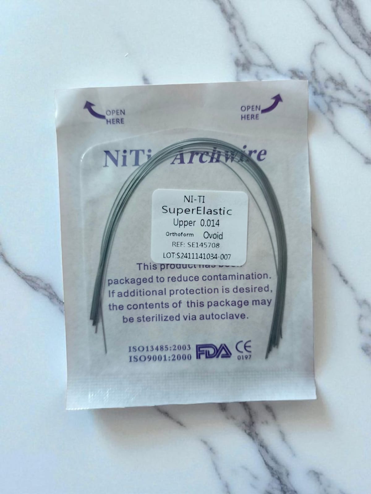 Ni-Ti SuperElastic Archwire