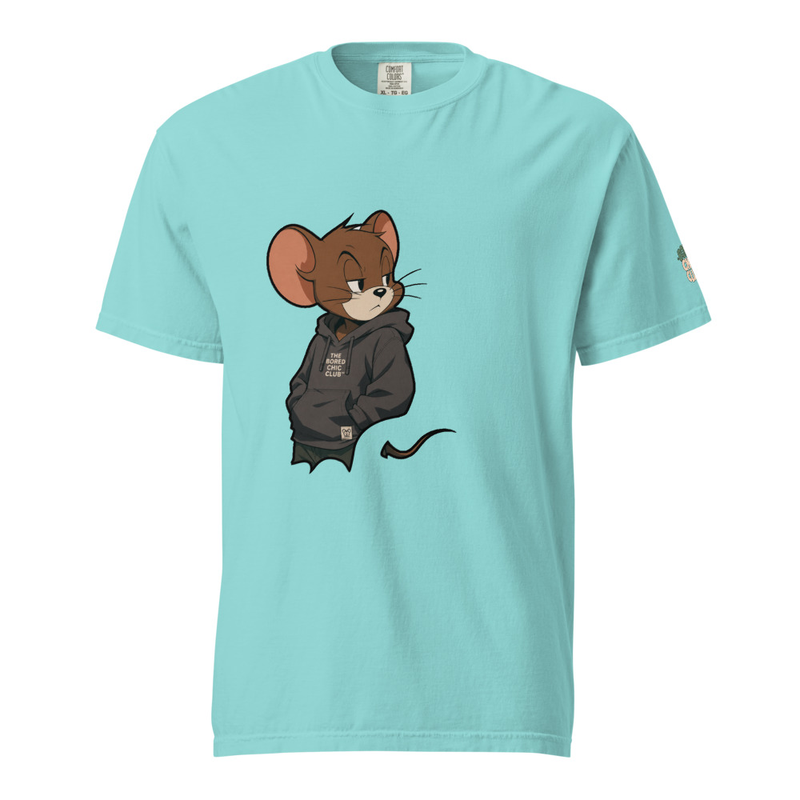 Unisex garment-dyed heavyweight t-shirt "Trouble but cute"