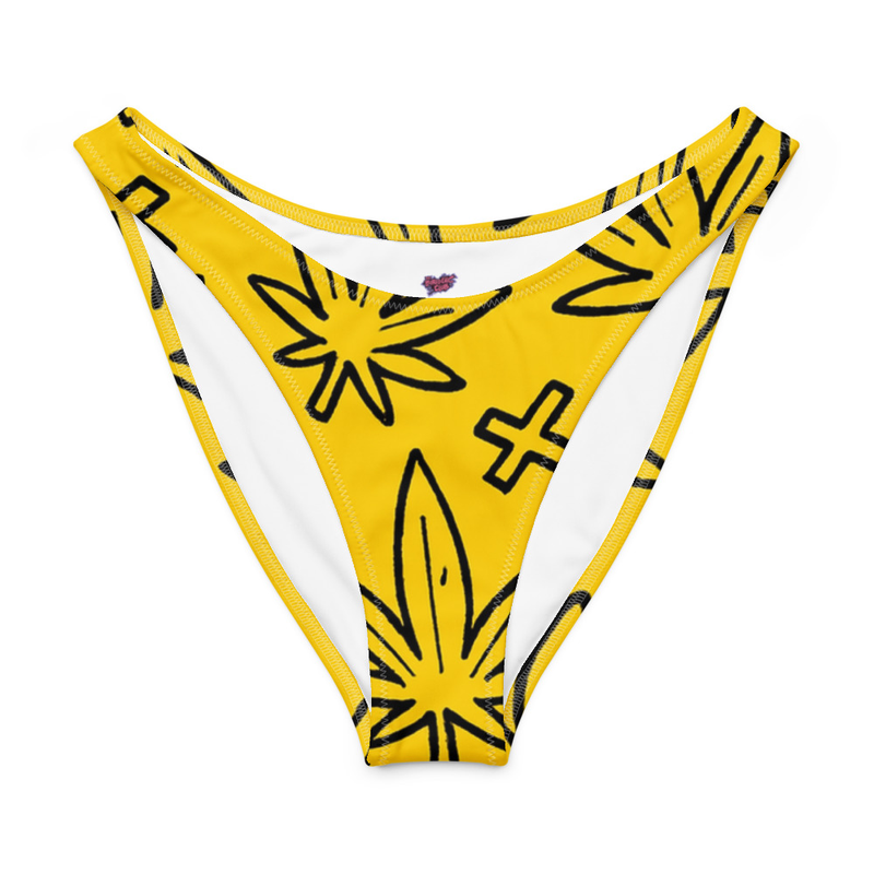 Recycled V-cut bikini bottom The Bored Chic Club