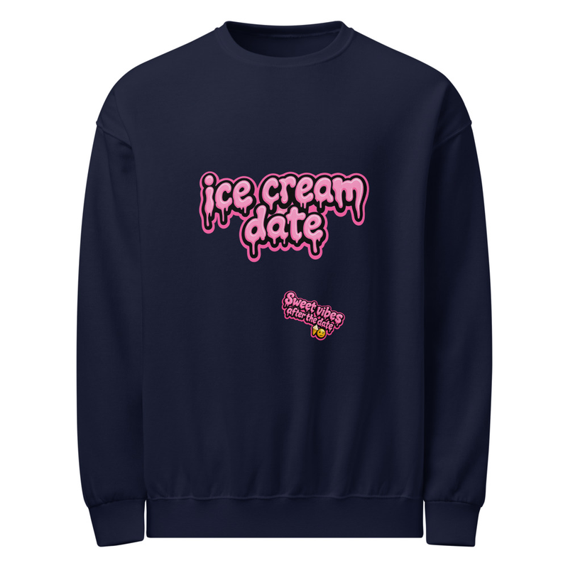 Crew neck sweatshirt Ice Cream Date The Bored Chic Club