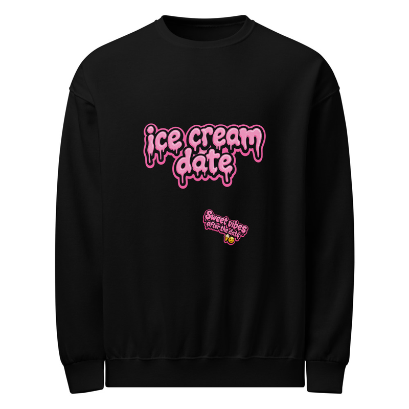 Crew neck sweatshirt Ice Cream Date The Bored Chic Club