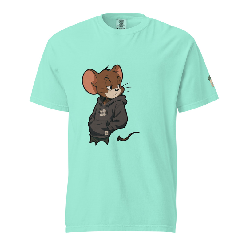 Unisex garment-dyed heavyweight t-shirt "Trouble but cute"