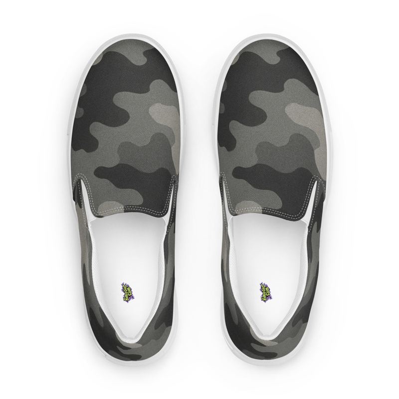 Women’s slip-on canvas shoes Camou Bored Chic Club
