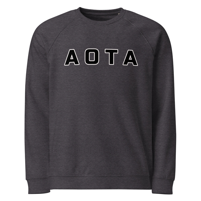 Unisex organic raglan sweatshirt AOTA