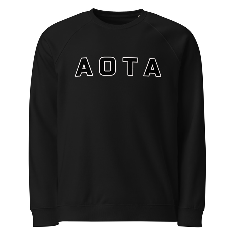 Unisex organic raglan sweatshirt AOTA