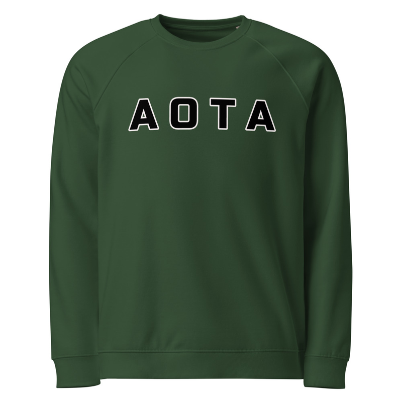 Unisex organic raglan sweatshirt AOTA