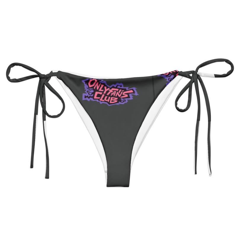 All-over print recycled string bikini bottom   OF