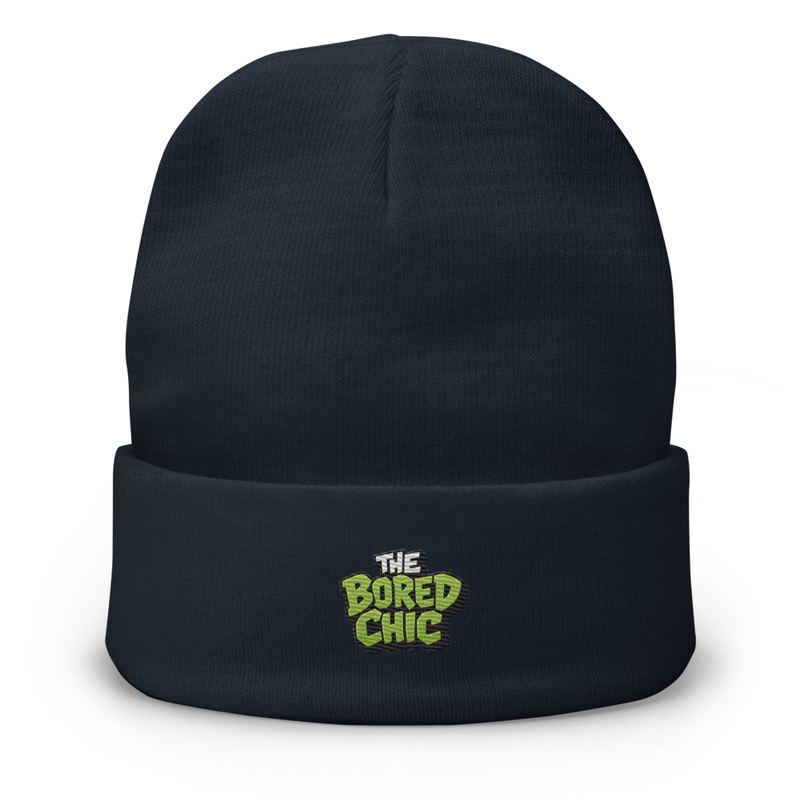 Embroidered Beanie The Bored Chic Club