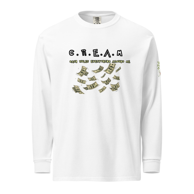Garment-dyed heavyweight long-sleeve shirt C.R.E.A.M