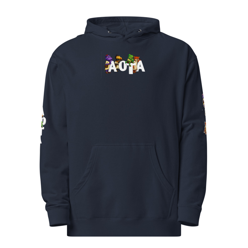 Unisex midweight hoodie A O T A