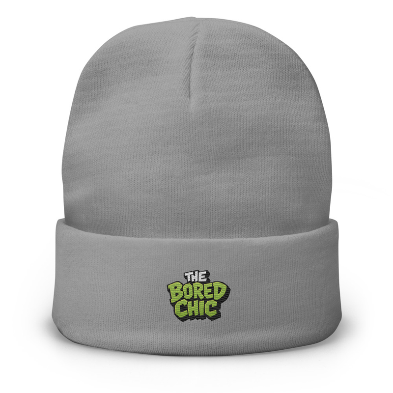 Embroidered Beanie The Bored Chic Club
