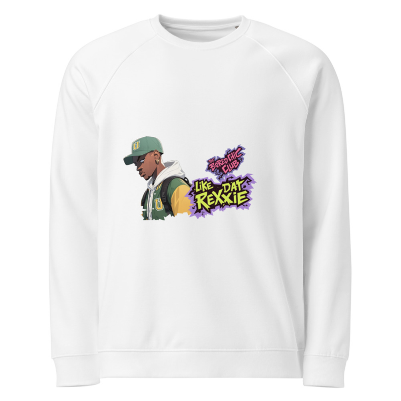 Unisex organic raglan sweatshirt Like DAT