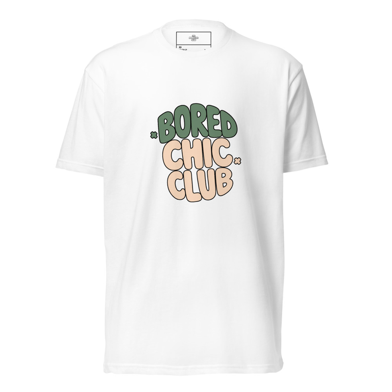 Unisex Fitted T-Shirt - Next Level 6210 The Bored Chic Club