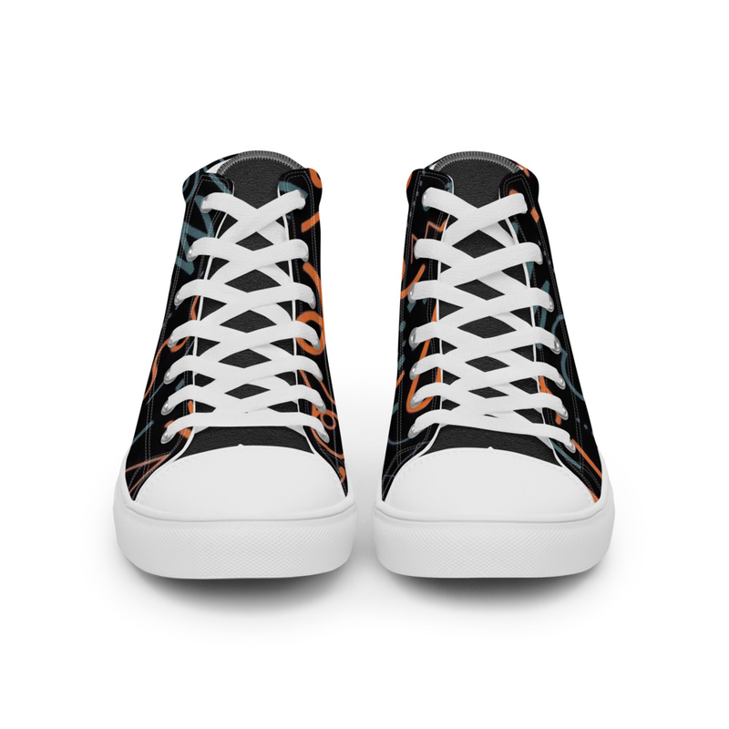 Men’s high top canvas shoes THE BORED CHIC CLUB