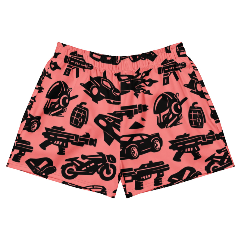 All-Over Print Unisex Athletic Shorts The Bored Chic Club