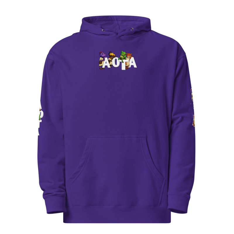 Unisex midweight hoodie A O T A