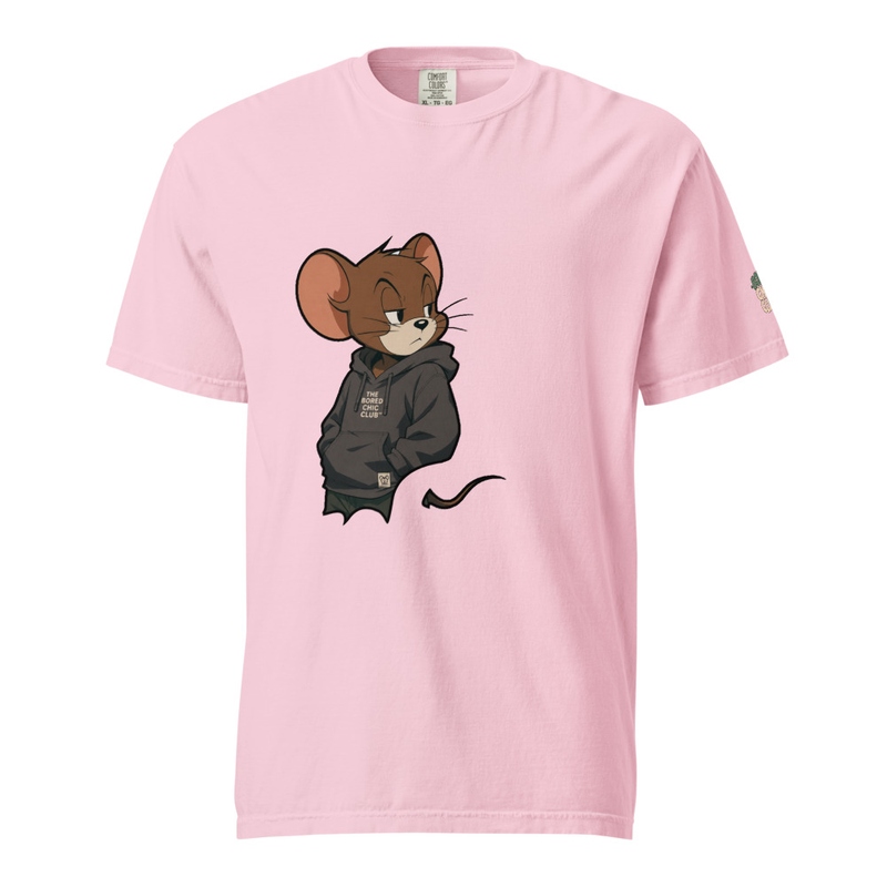 Unisex garment-dyed heavyweight t-shirt "Trouble but cute"