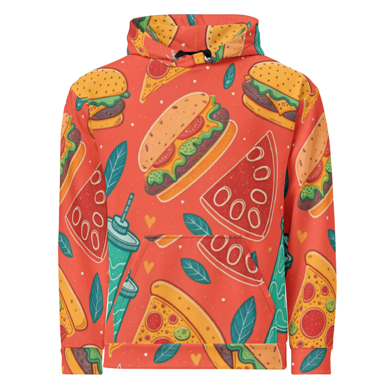 Unisex Hoodie Fruity Meaty Cheesy