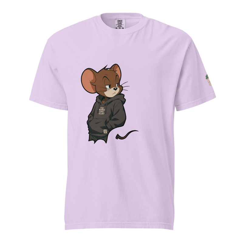 Unisex garment-dyed heavyweight t-shirt "Trouble but cute"