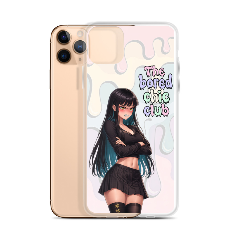 Clear Case for iPhone® THE BORED CHIC CLUB