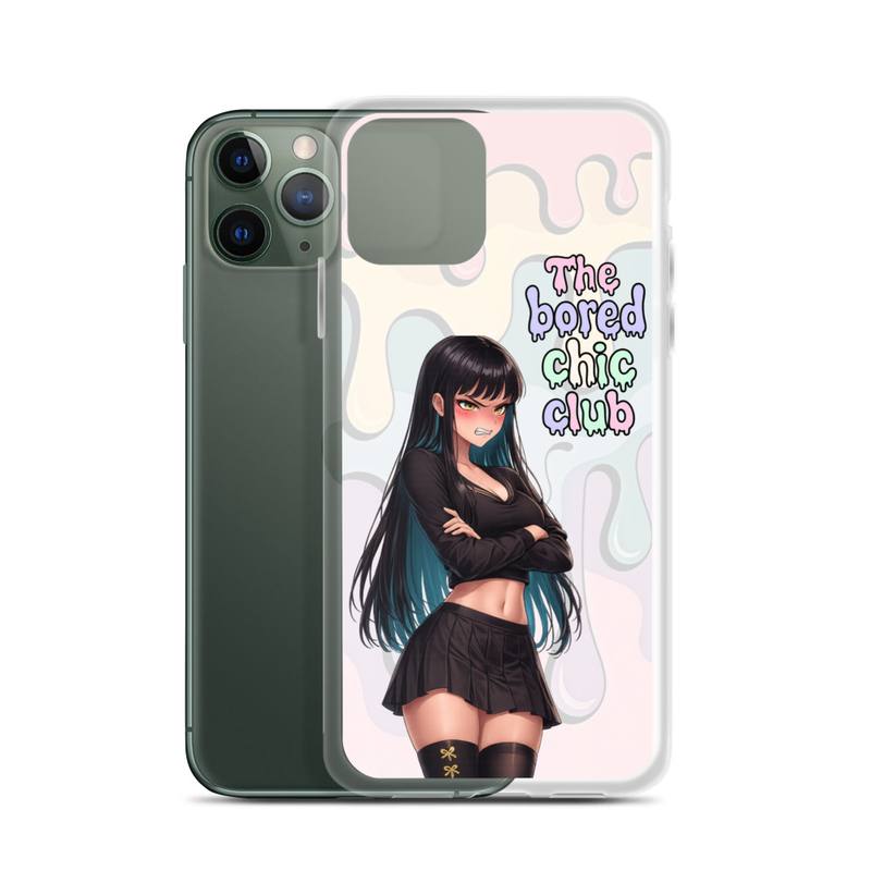 Clear Case for iPhone® THE BORED CHIC CLUB