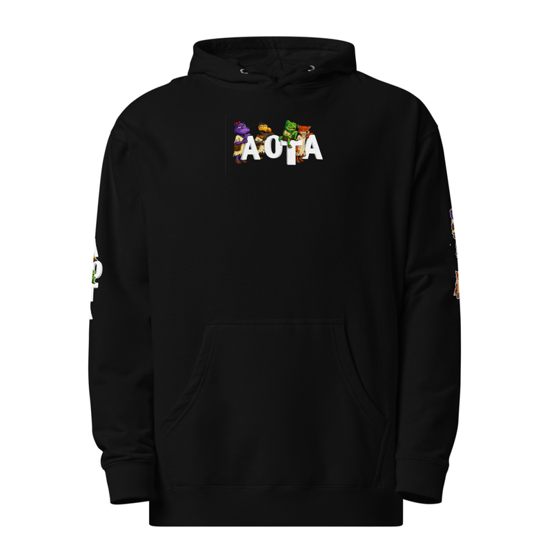 Unisex midweight hoodie A O T A