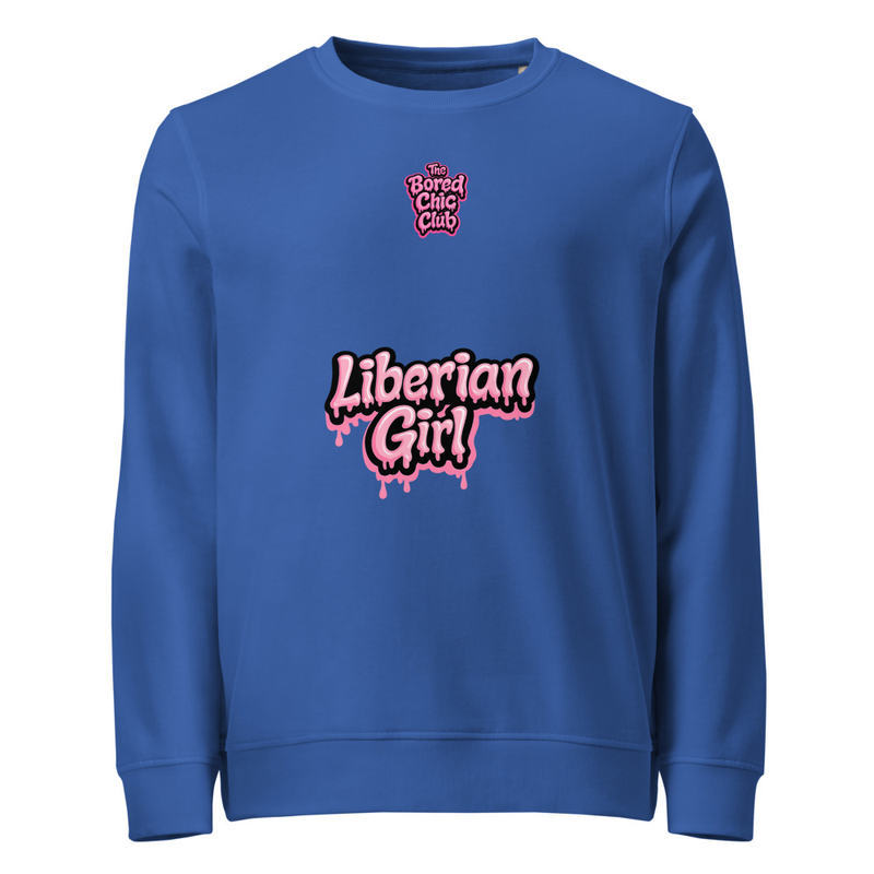 Unisex organic sweatshirt Liberian Girl MJ