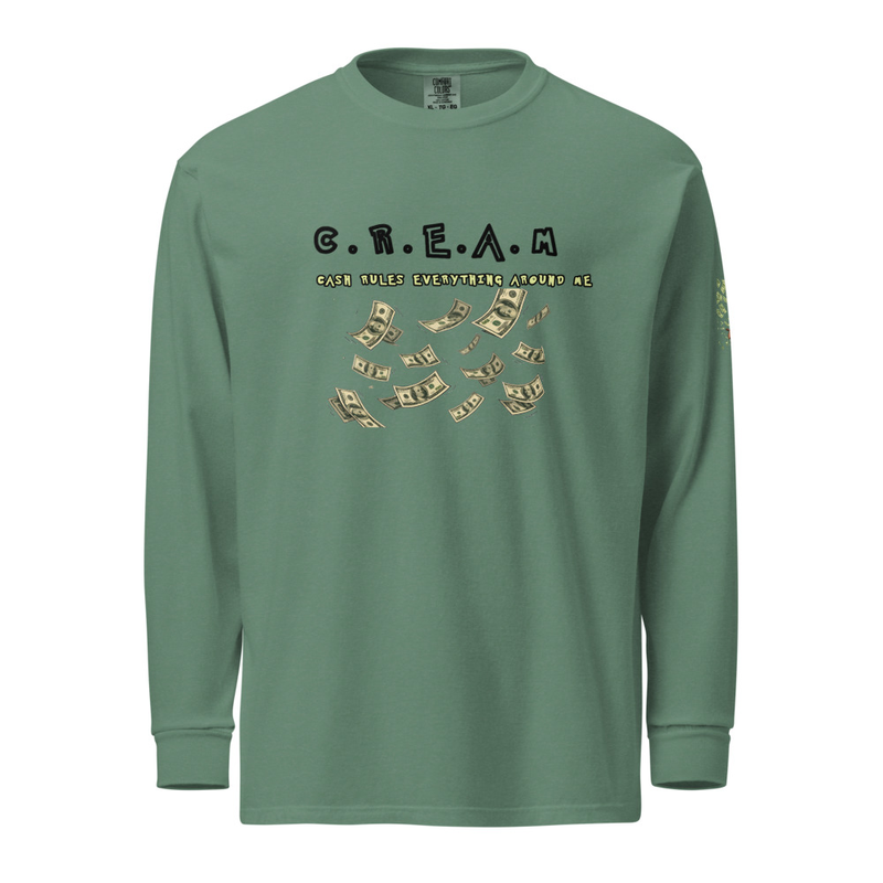 Garment-dyed heavyweight long-sleeve shirt C.R.E.A.M