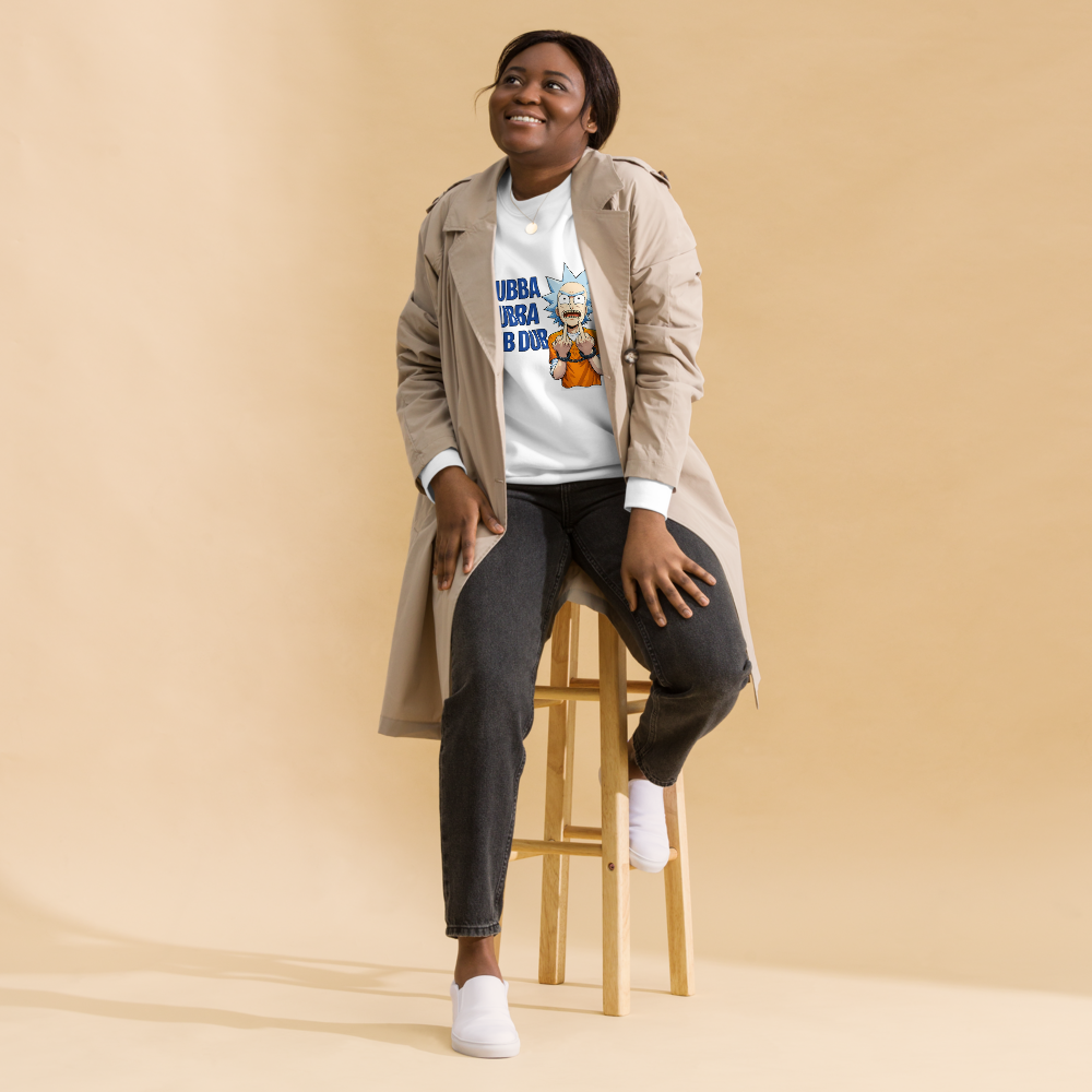 Unisex Premium Sweatshirt "WUBBA LUBBA DUB DUB"