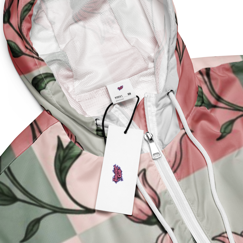 Floral Crop Windbreaker