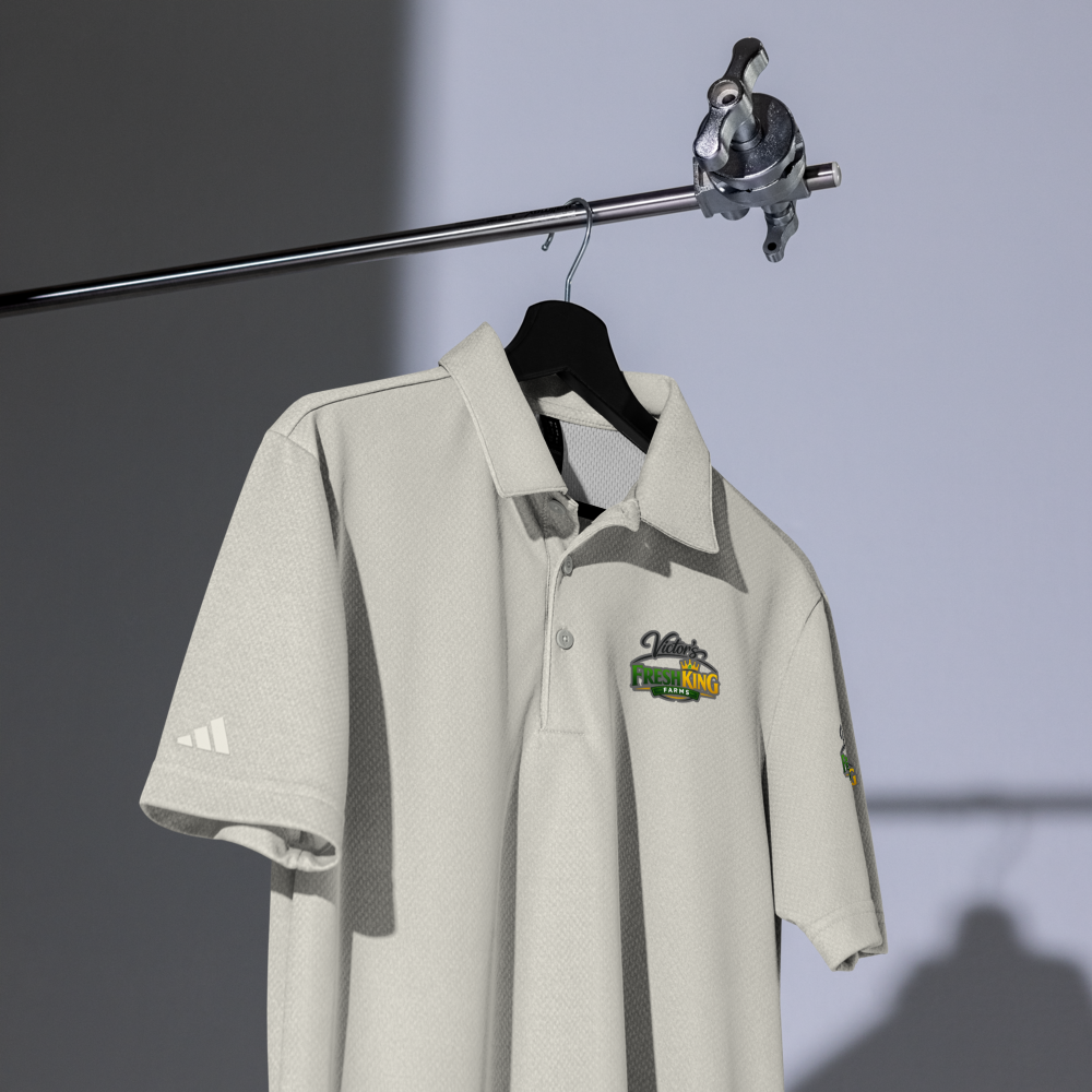 adidas space-dyed polo CUSTOMIZED