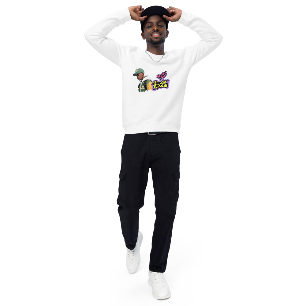 Unisex organic raglan sweatshirt Like DAT