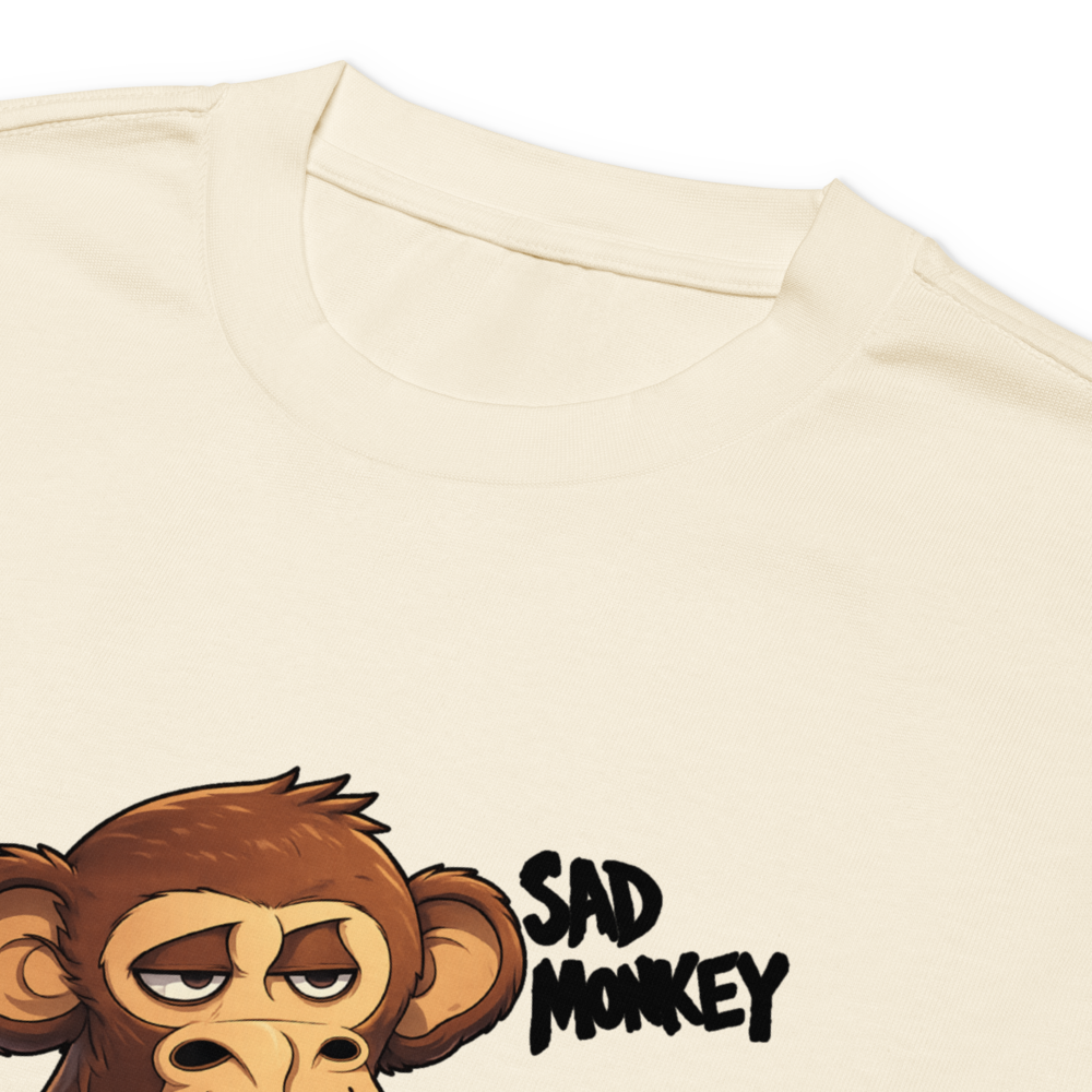 Premium heavyweight long sleeve shirt "Sad Monkey by Annie"