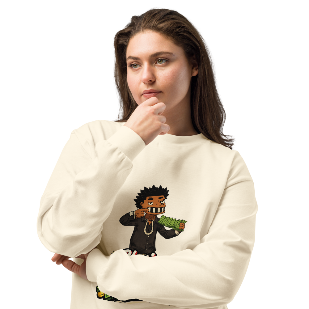 Premium heavyweight long sleeve shirt "chasing papers"