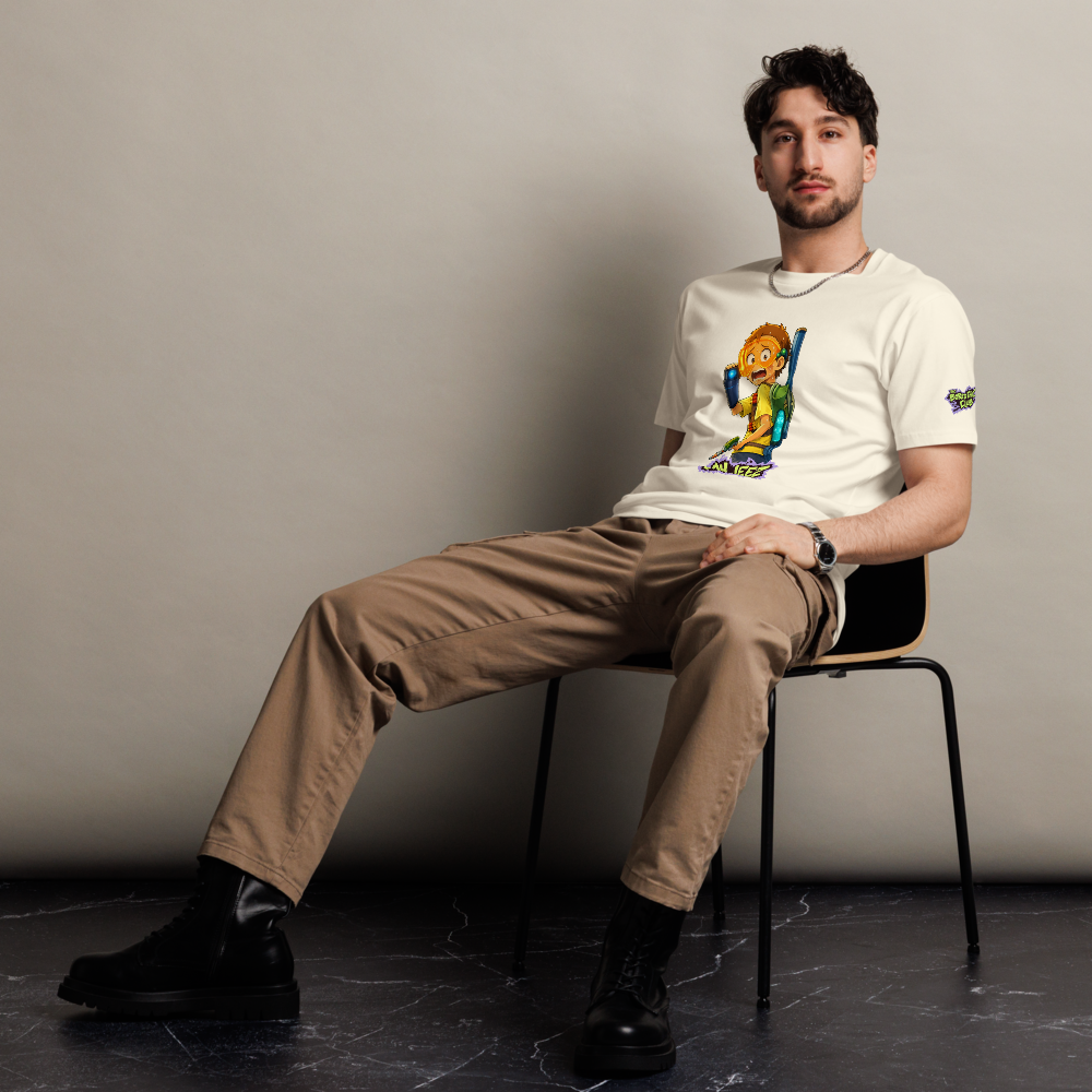 Unisex premium t-shirt Oh Jeez Morty 