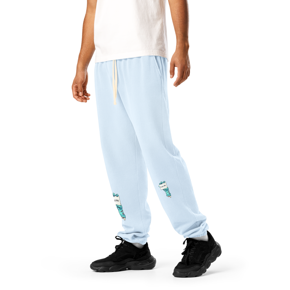 Unisex fleece sweatpants F"""K y0u