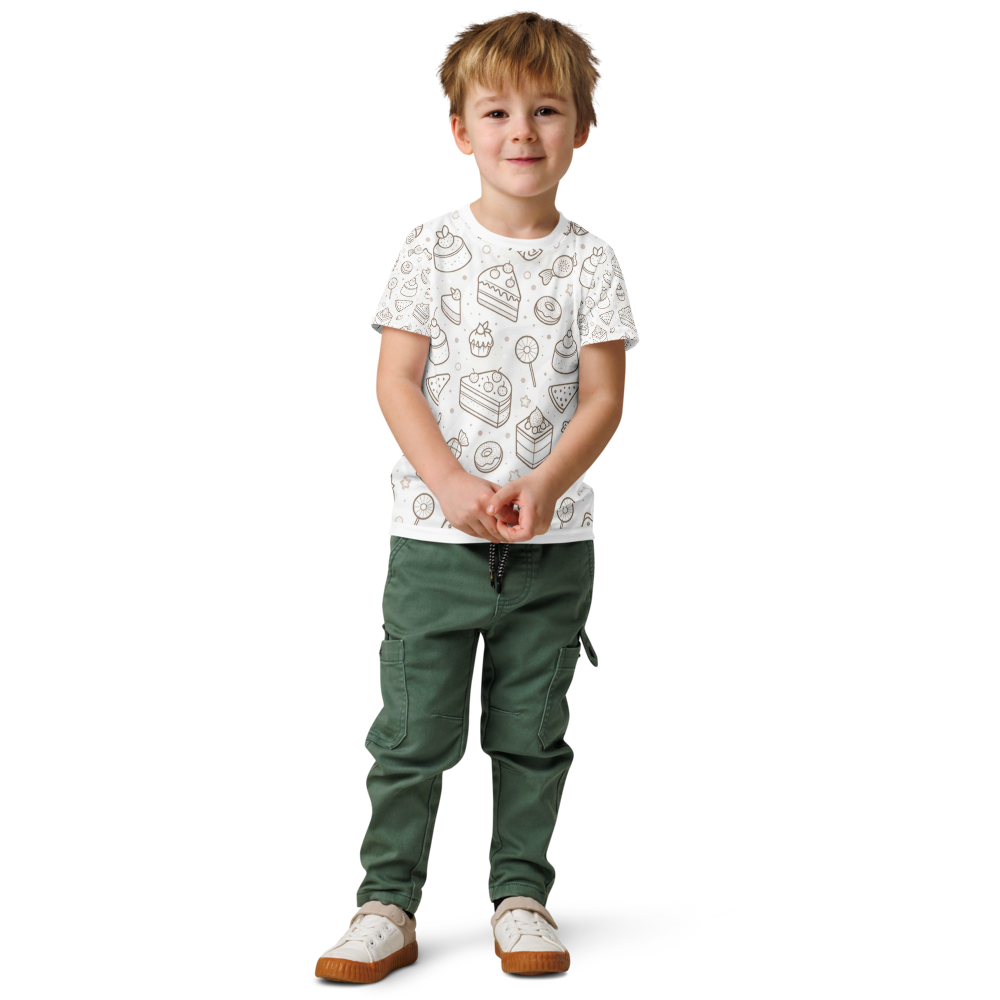 Dessert Pattern Kids T-Shirt