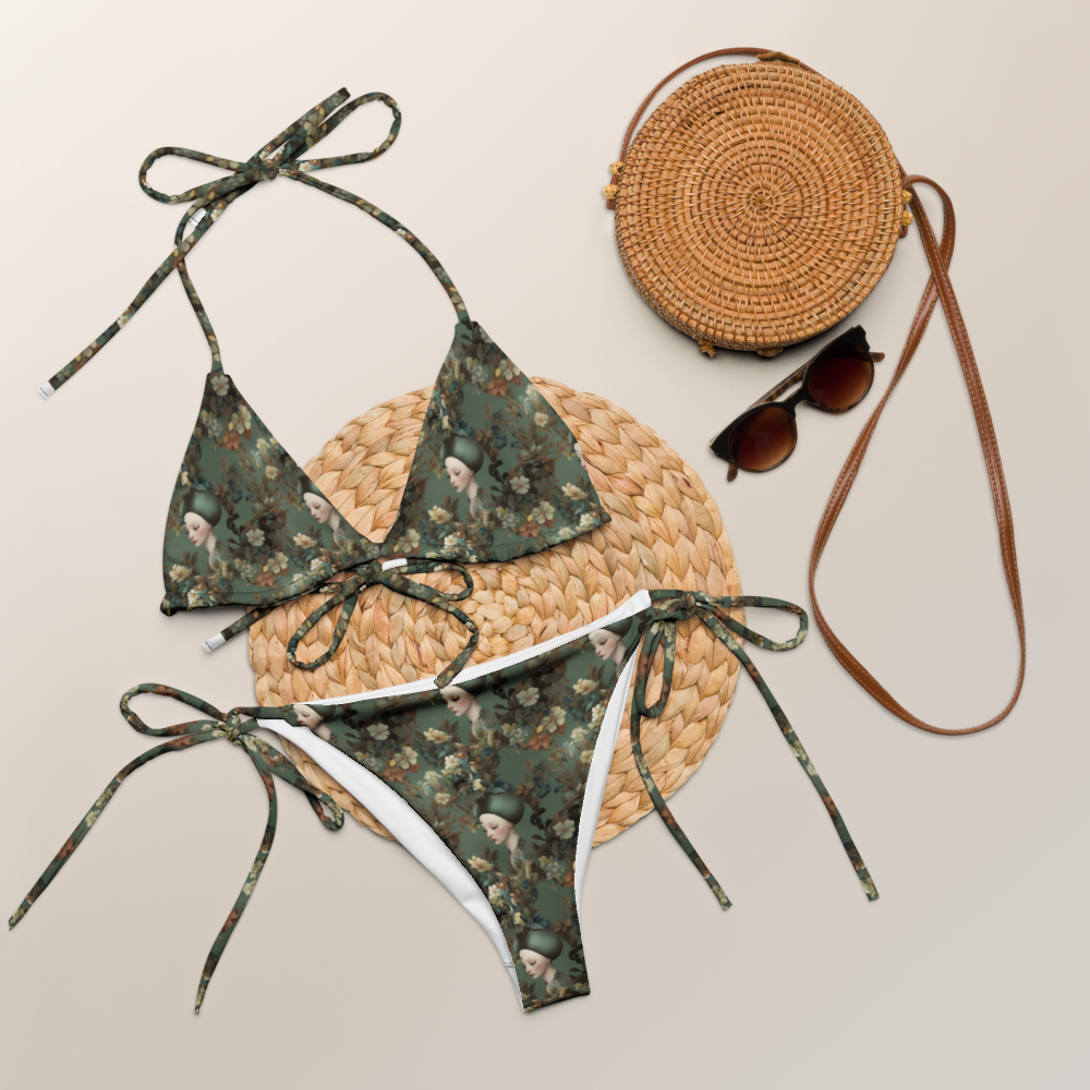 All-over print recycled string bikini Miss Summer