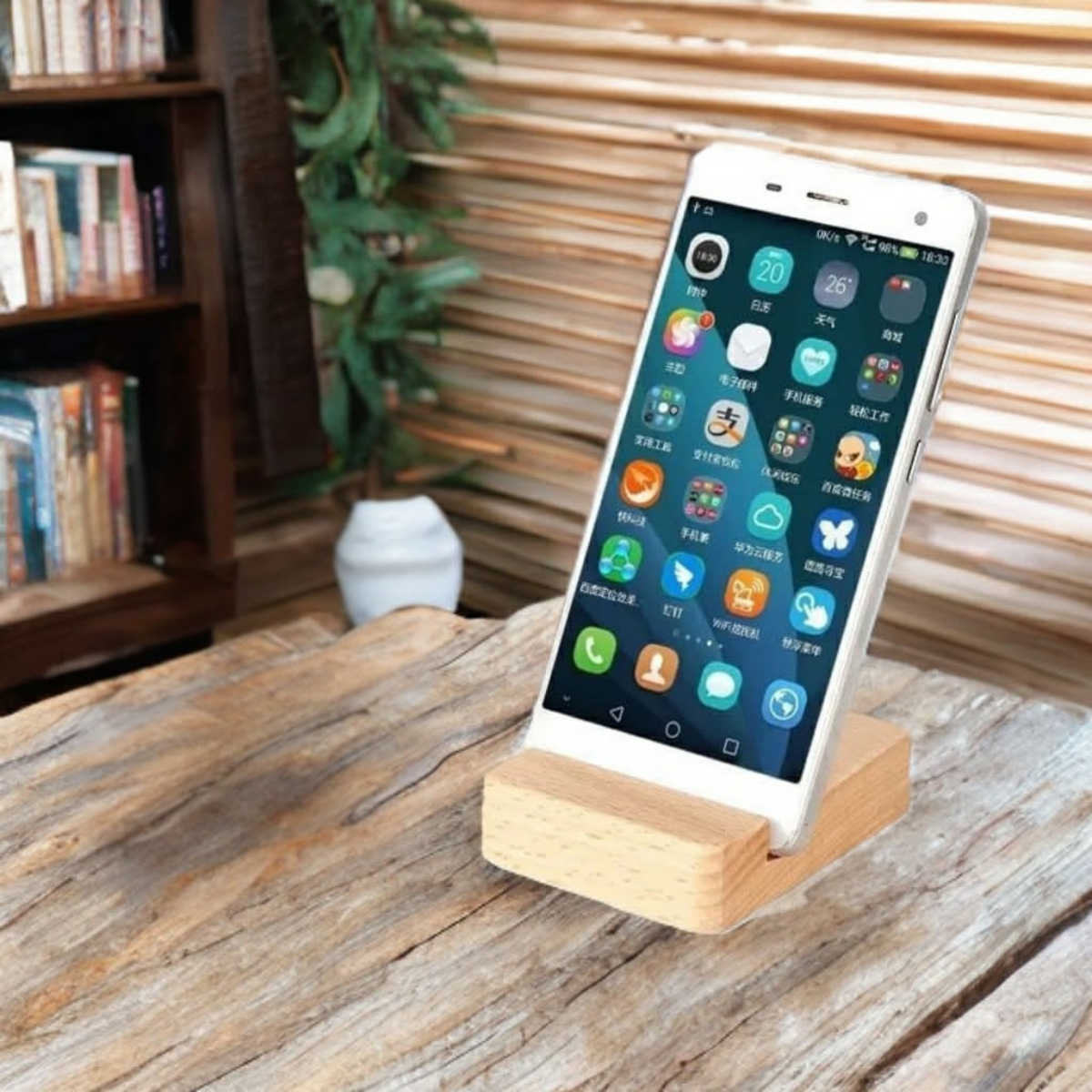 Mini wooden phone stand holder - Single Slot