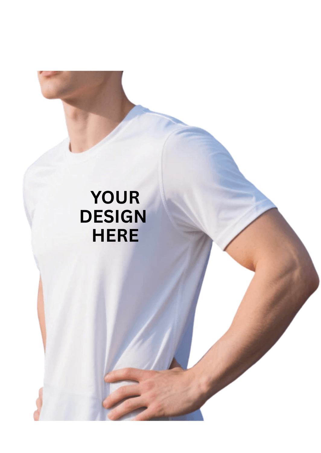 White T-shirt (Cotton Spandex)