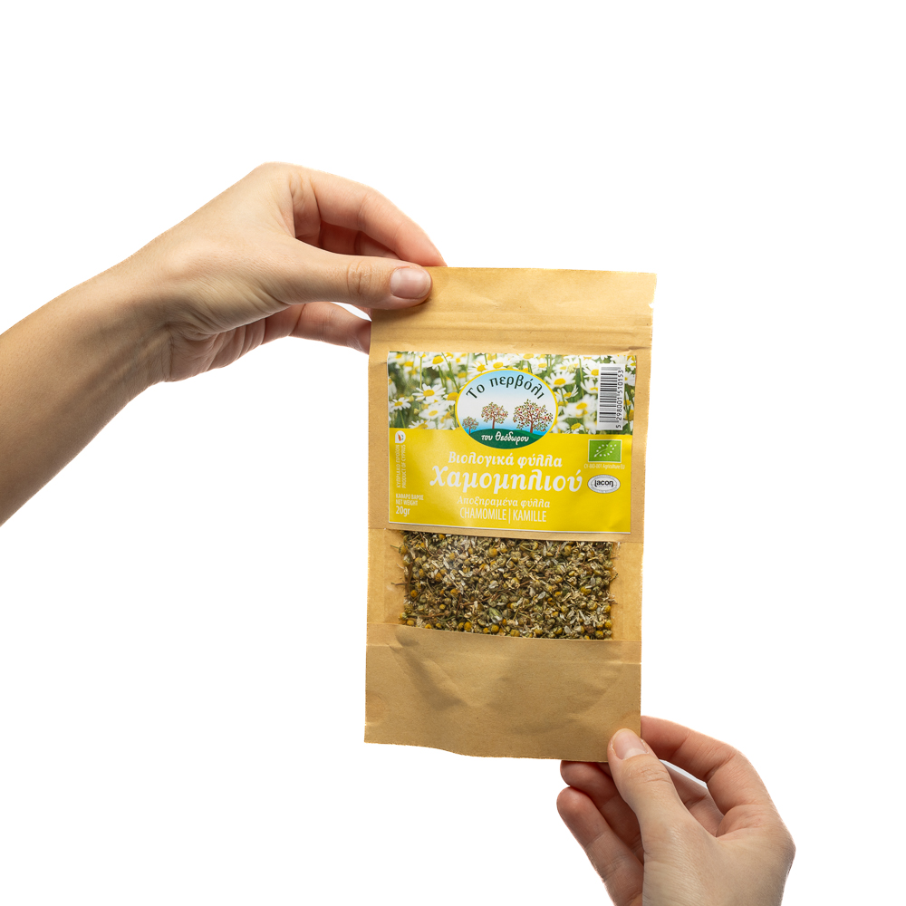 Džiovinti ramunėlių žiedai