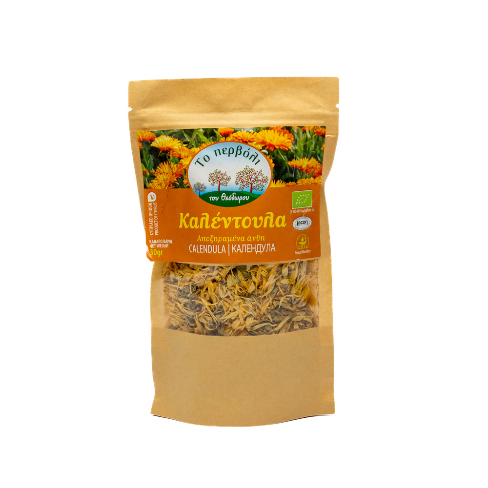 Džiovinti medetkų žiedai