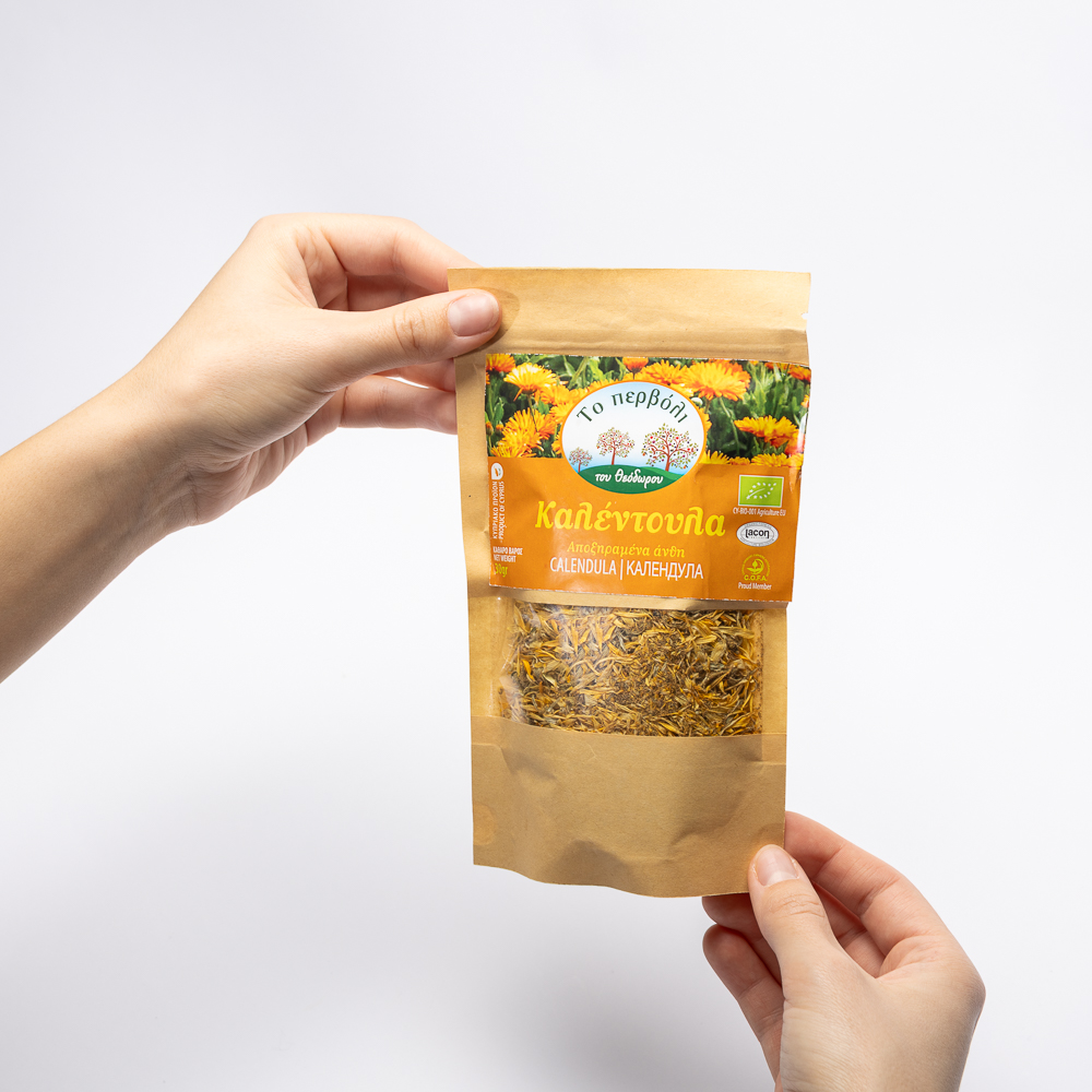 Džiovinti medetkų žiedai