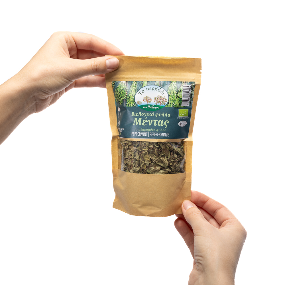 Džiovinti pipirmėtės lapai